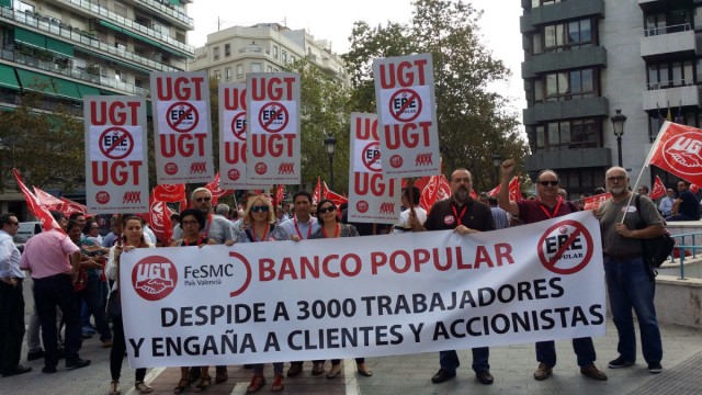 Las salidas voluntarias cubren el 86% del ajuste de la plantilla del Banco Popular