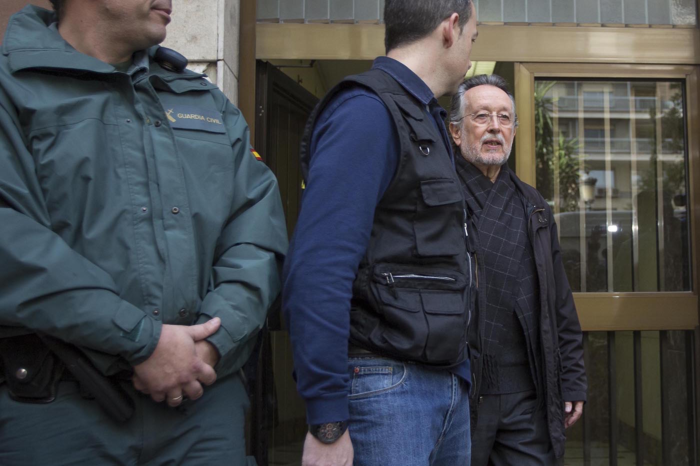 Alfonso Grau, el día que fue detenido el pasado mes de febrero. Foto: MARGA FERRER - 