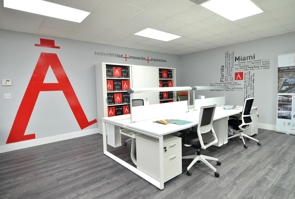 Showroom de Actiu en Miami, donde ha incrementado su presencia desde 2013 - 