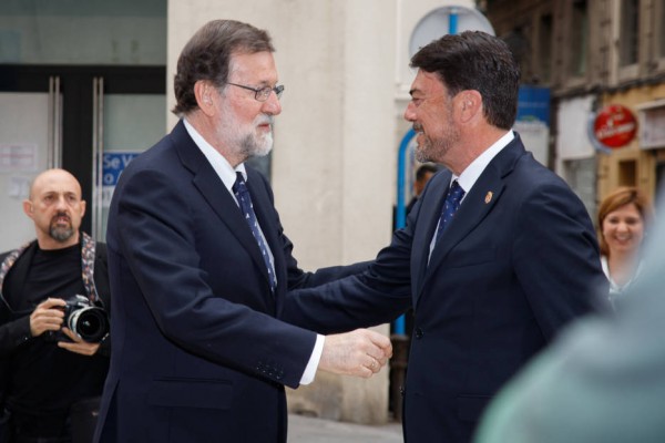 Rajoy arropará a Barcala como candidato a la reelección a la Alcaldía de Alicante