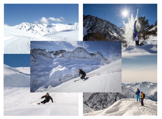 Grand Ski Vallées de Gavarnie, 269 km, 5 estaciones en 1 forfait 