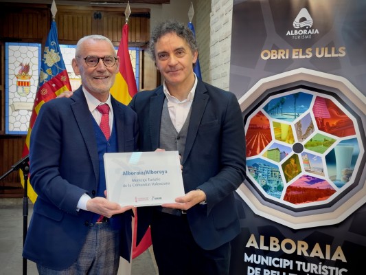  Alboraia recibe el distintivo de 'Municipio Turístico de Relevancia'
