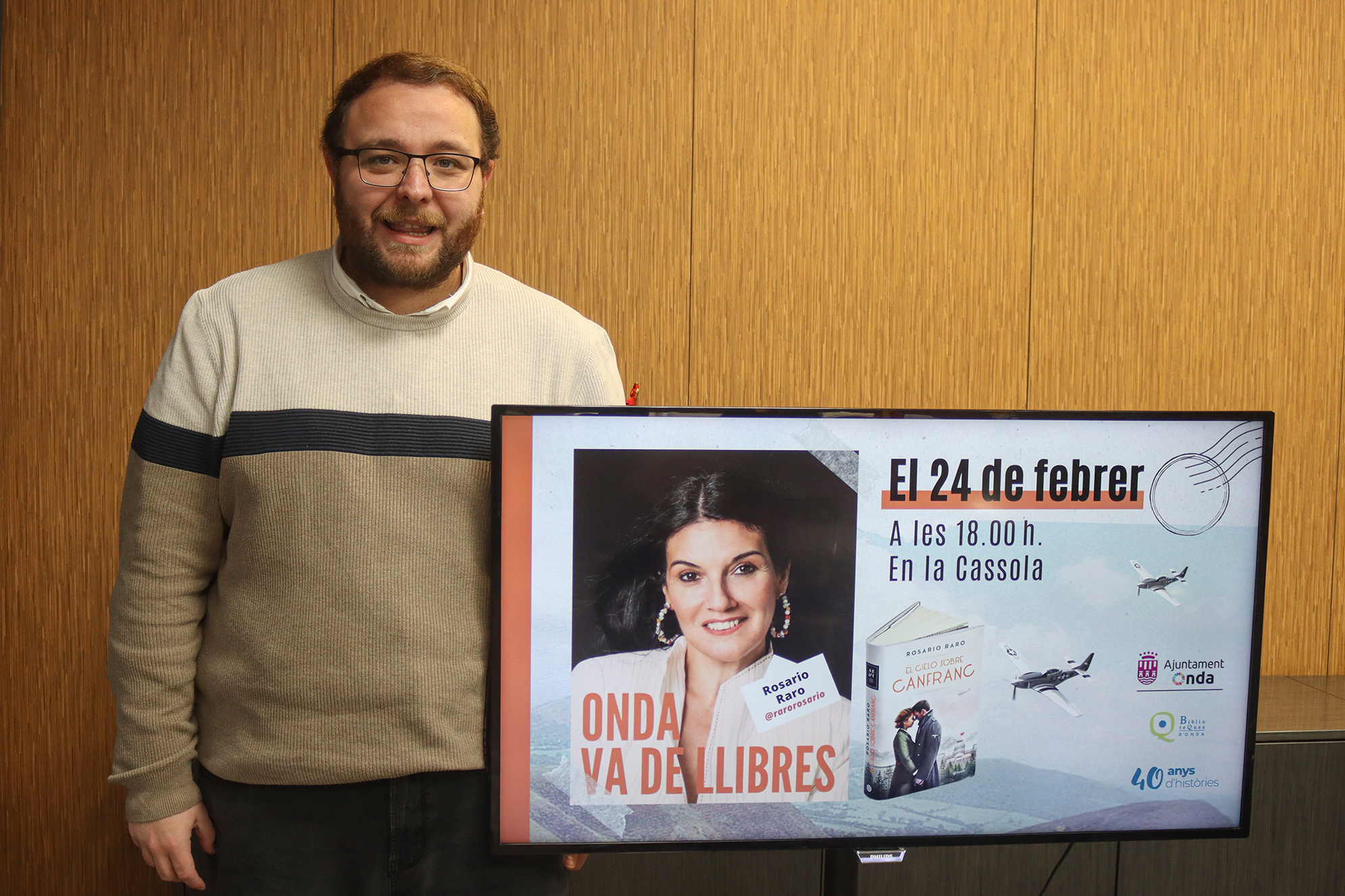 La escritora Rosario Raro presentará su última novela en ‘Onda va de llibres’ el 24 de febrero
