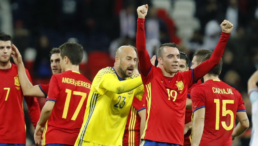 Isco y Aspas rescatan un agónico empate ante Inglaterra en Wembley