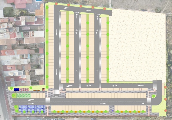 El nuevo parking de la estación: 7.125 m2, 208 plazas, movilidad reducida y vehículos eléctricos
