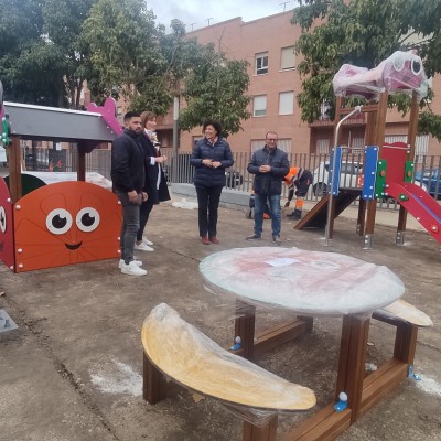 Puerto Lumbreras reforma el parque Augusto Vels: contará con una cama de césped y nuevos juegos