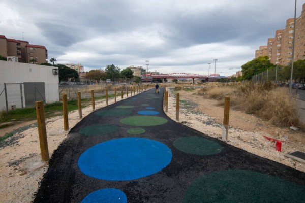 La Plataforma por el Parque Central de Alicante urge sus obras y mejoras en los pasos provisionales 