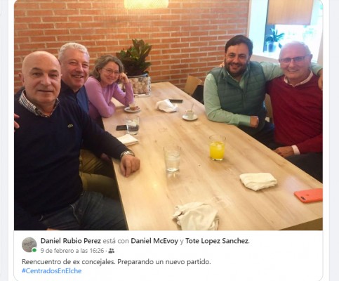 Encuentro de ex concejales