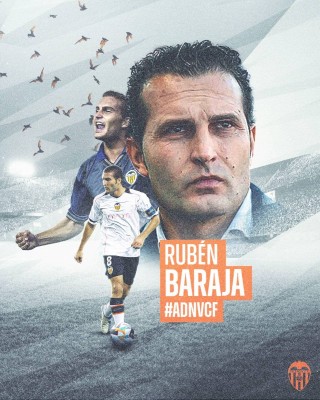 Rubén Baraja, nuevo entrenador del Valencia CF