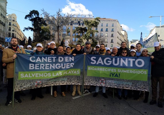 Canet y Sagunt se concentrarán en Costas el 3 de marzo para solicitar actuaciones en la playa
