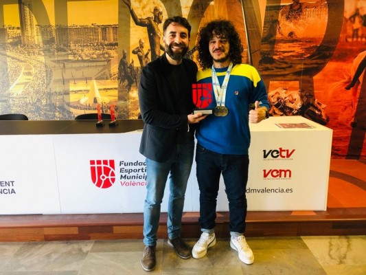 Recepción Javier Mateo a deportistas valencianos referentes del patinaje internacional