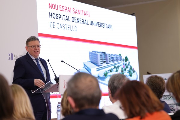 Fin al dilema: Puig anuncia un nuevo hospital en Castelló con una inversión de 241 millones