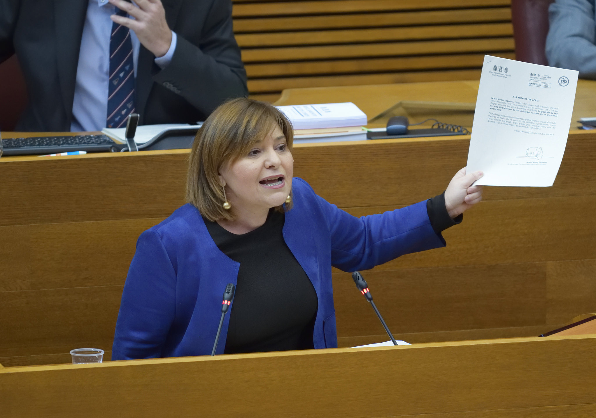 La presidenta del PPCV, Isabel Bonig. CORTS  - 