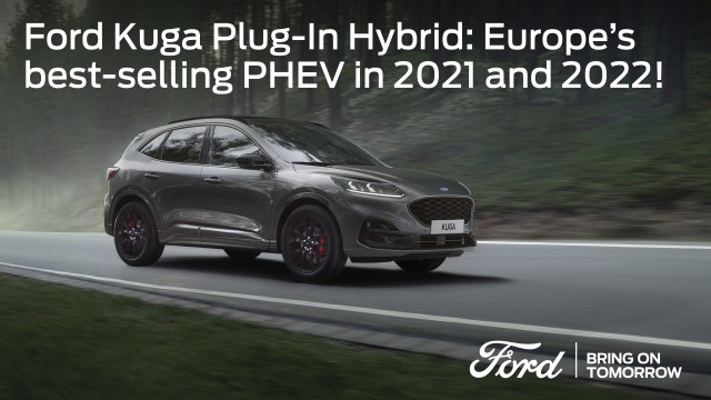 El Kuga Plug-In Hybrid, híbrido enchufable más vendido en Europa por segundo año consecutivo