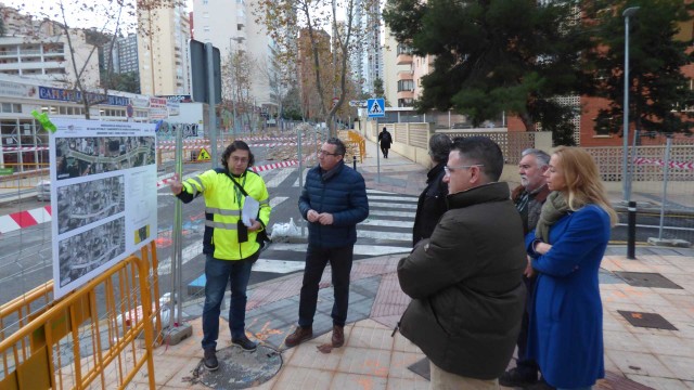 Benidorm inicia la primera fase de la renovación de infraestructuras en la avenida Montecarlo 