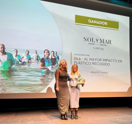 SolyMar Hoteles, galardonada con la Ola al Mayor Impacto en los premios Gravity Wave Awards