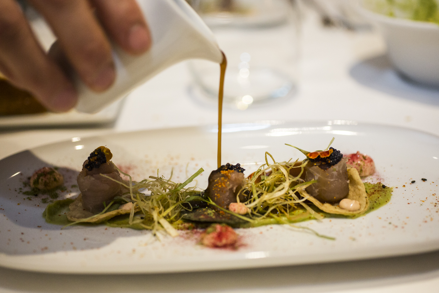 Uno de los trabajos de Mauricio Gómez en Ameyal (Foto: EVA MÁÑEZ) - 