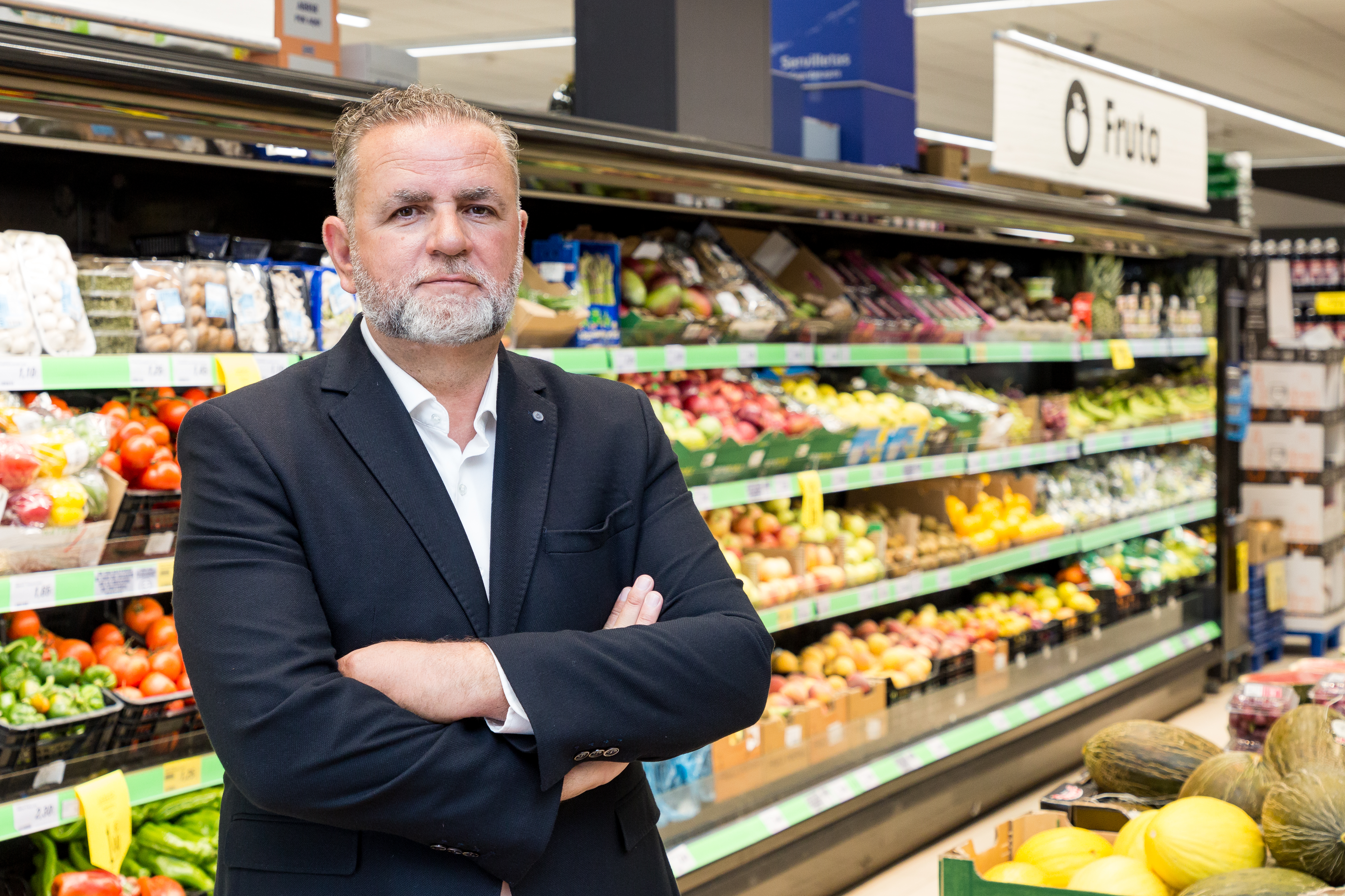 José Bernabeu, consejero delegado de Hiperber, en una de sus tiendas. Foto: AP - 
