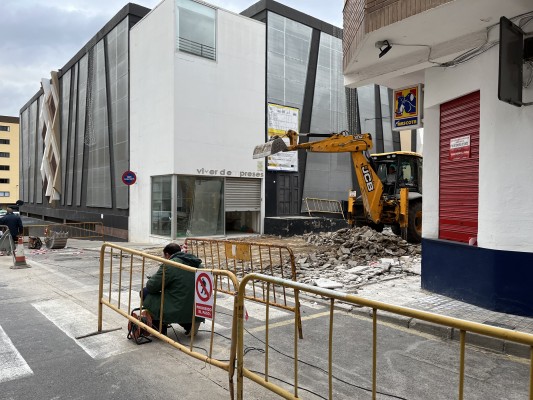 La Vall d'Uixó inicia la peatonalización del acceso al Mercado Municipal por 728.000 euros