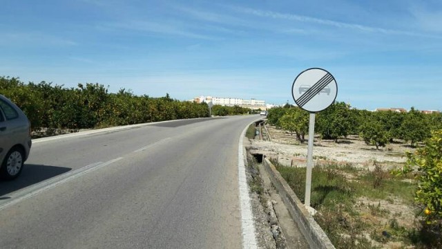  Piles y Oliva mejorarán su conexión urbana con la ampliación de la carretera y una vía ciclopeatonal