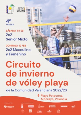 El Circuito de Invierno de Vóley Playa de la Comunitat Valenciana llega a Alboraia

