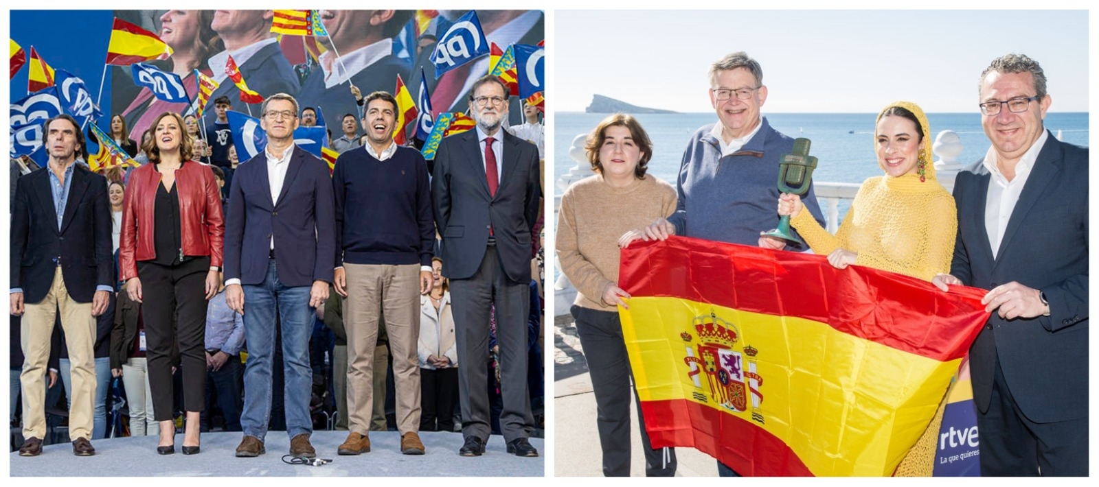 Mítines, fichajes, festivales, podcast... Precampaña 'multitask' del bipartidismo para recobrar el mando