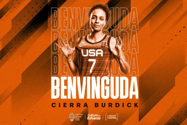 Valencia Basket incorpora a Cassidie Cierra Burdick hasta final de temporada
