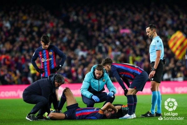 Sergio Busquets es baja por un esguince en el tobillo izquierdo