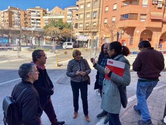 Ana Barceló: “La incompetencia de Barcala pone en peligro a los peatones de San Blas”