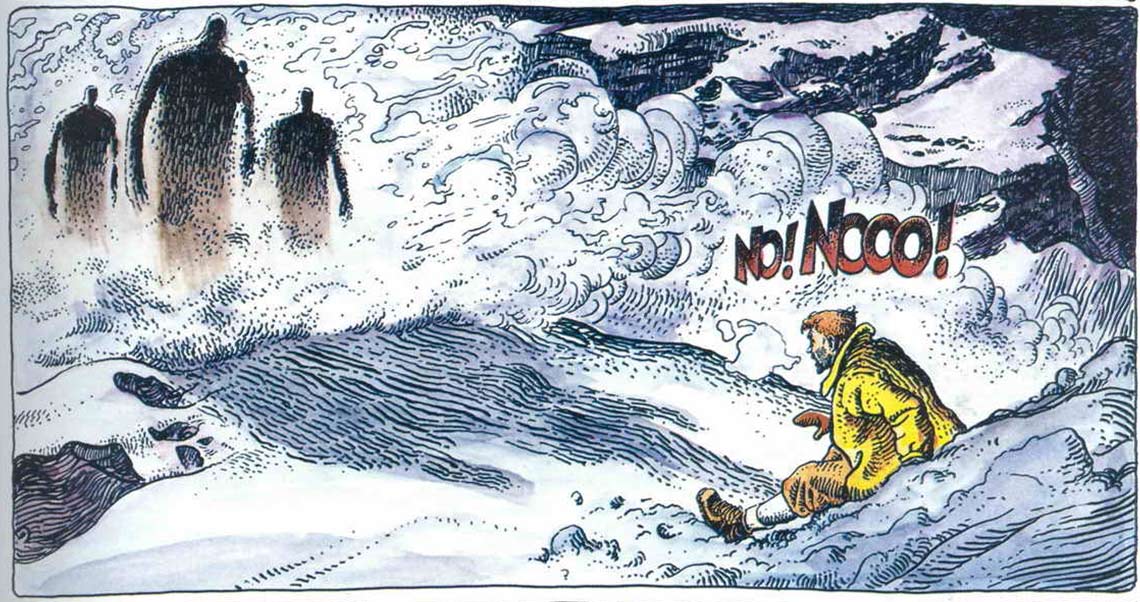 El hombre de las nieves de Manara, un dibujante que no solo era erótico