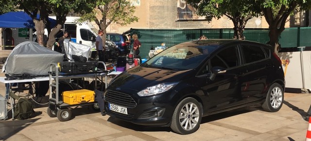 El nuevo Ford Fiesta, en la plaza del Patriarca