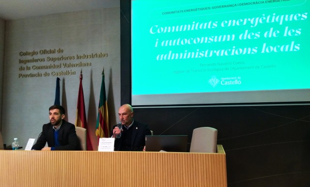Navarro destaca que la nueva Oficina de la Energía fomenta el autoconsumo en los hogares de Castelló
