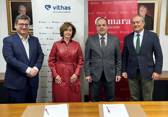Los hospitales Vithas de Alicante se unen a la  Cámara de Comercio como socios 'corporate'