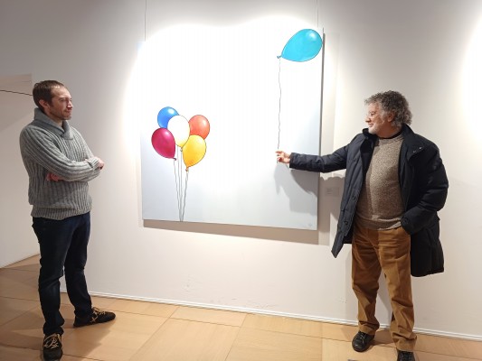 Lluís Ribas torna al Mucbe amb pintures de gran format