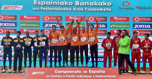 La selección valenciana, campeona de España de cross 