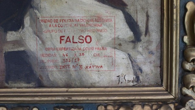 Generalitat custodia 200 obras de arte falsas de artistas de prestigio como Sorolla, Segrelles y Genovés