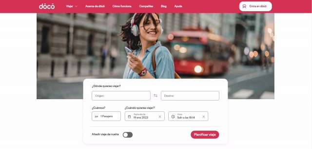 Renfe lanza la web de su plataforma doco, que integra Movitaxi, Karhoo, Cooltra y Bolt