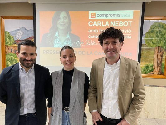 Carla Nebot presenta la seua candidatura a l'alcaldia de Betxí per Compormís 