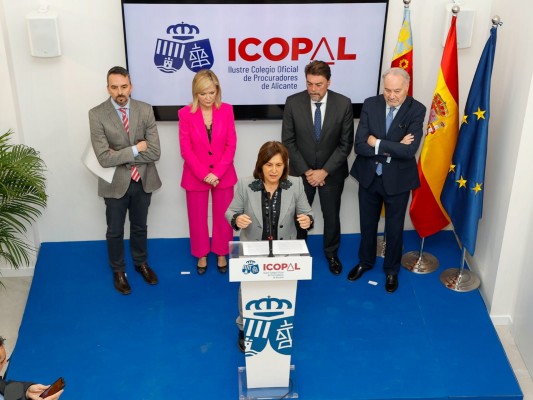 El Colegio de Procuradores de Alicante inaugura nueva sede en los juzgados de Benalúa 