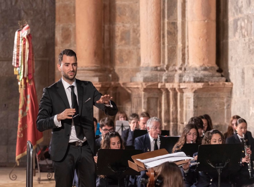 Rafael Grau Vilar, durante un concierto. Diputació de Castelló  - 
