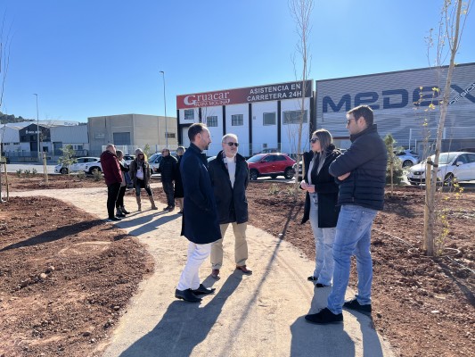 Avanzan las obras para la construcción del nuevo puente en el polígono Belcaire de la Vall d'Uixó