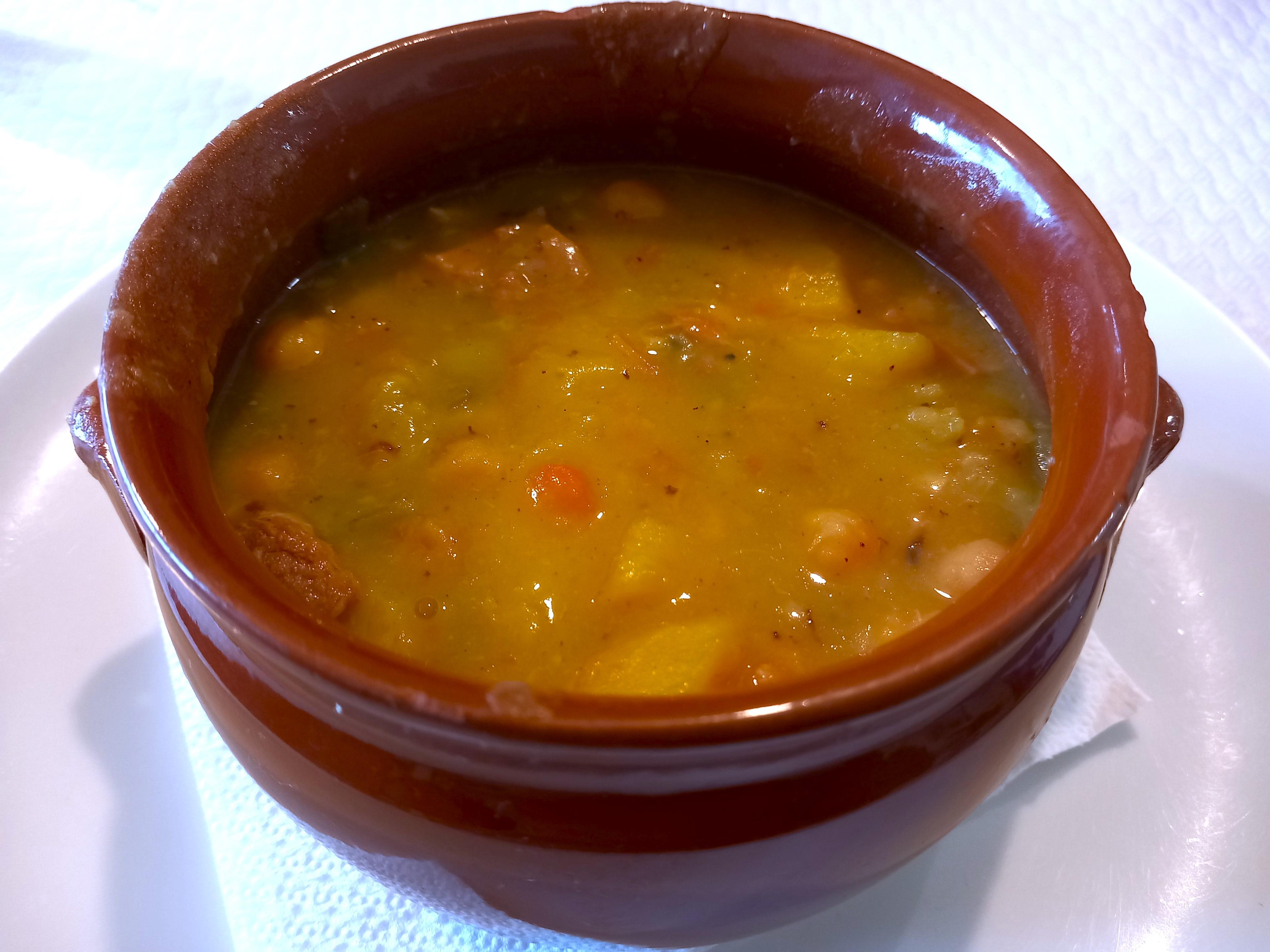 Cassola d’Ares, en Restaurante el Coll (Ares del Maestrat)
