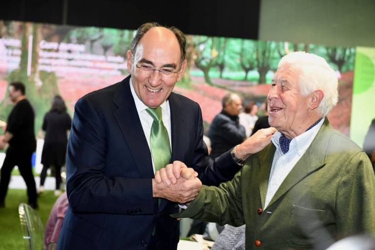 Ignacio Sánchez Galán (izquierda), presidente de Iberdrola - 