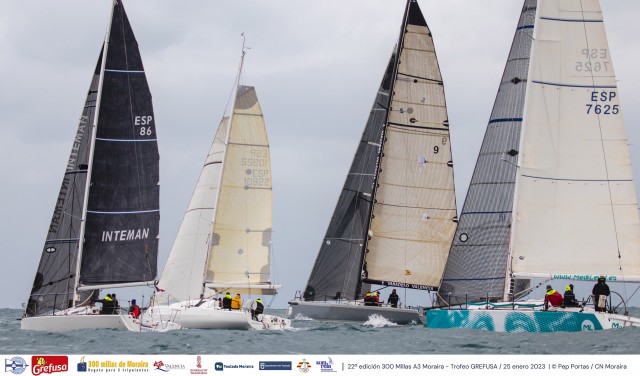 Brujo y Aquarelle 1 lideran la flota de las 300 Millas A3 Trofeo GREFUSA
