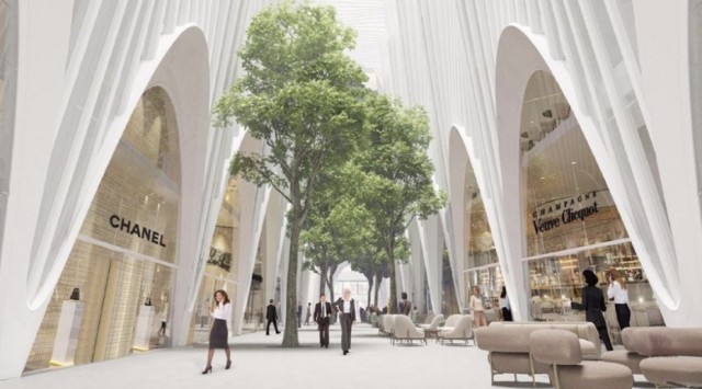 Calatrava proyecta en Düsseldorf un complejo de oficinas y tiendas de lujo
