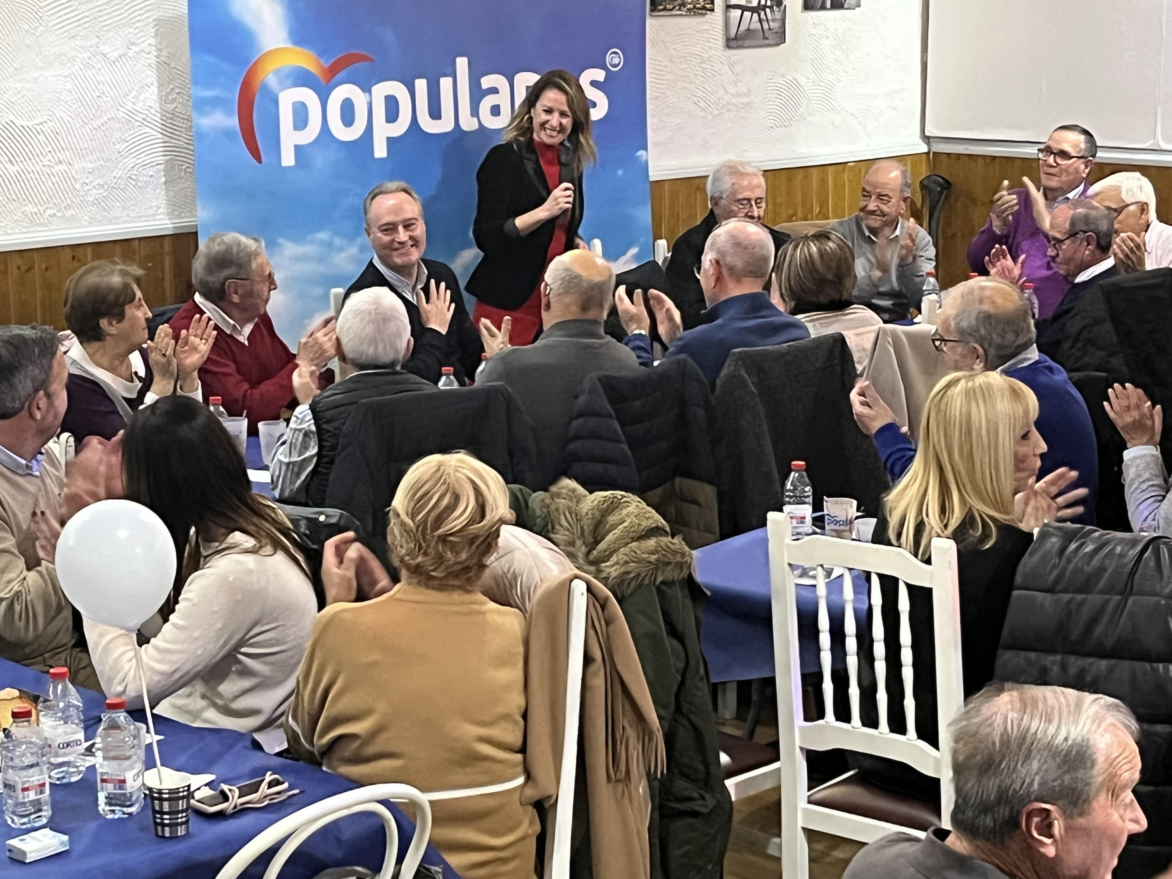 Carrasco (PP) promete más plazas en residencias públicas y programas para mayores en Castelló