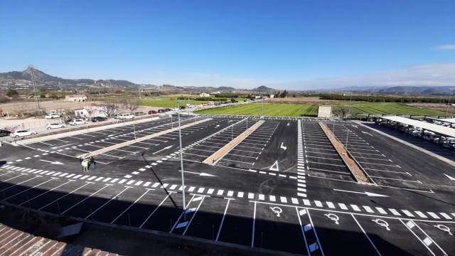 El nuevo aparcamiento del hospital Lluís Alcanyís de Xàtiva se abrirá este miércoles