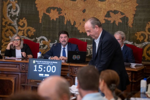 El bipartito de Alicante le 'hace arrumacos' a la izquierda ante el rechazo de Vox al presupuesto 
