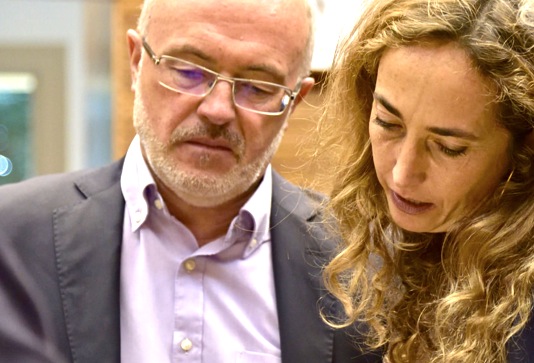 Antonio Montiel (Podemos) y Carolina Punset (Ciudadanos) - 
