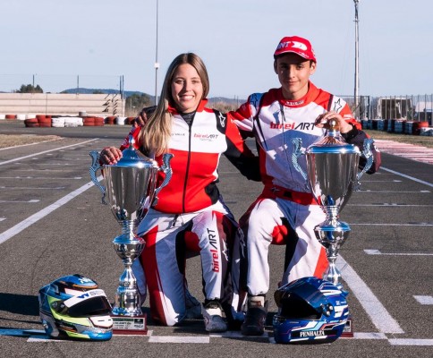 NM Motorsport, el equipo de Nerea Martí, se estrena con una victoria y una segunda posición en el Hivern Karting